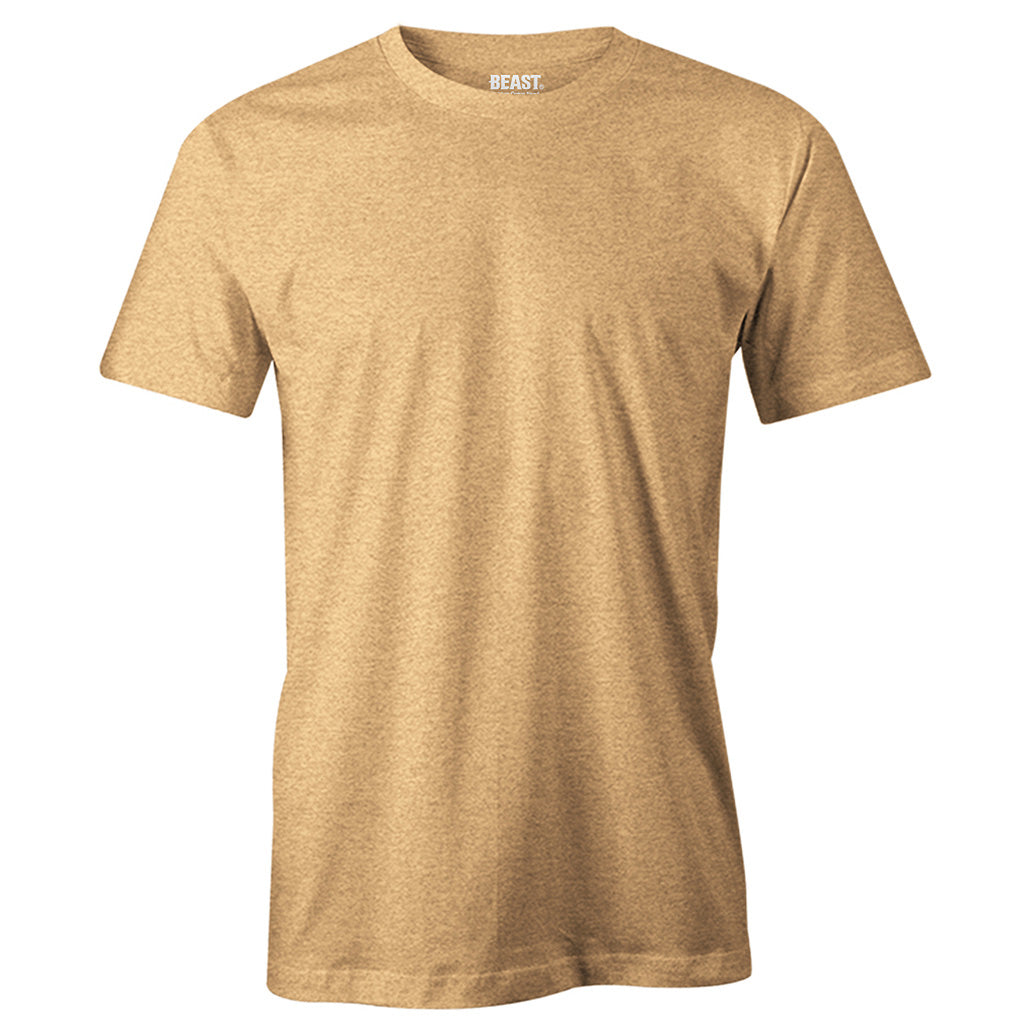Desert Tan Crew Neck T-Shirt Premium, Affordable Men's Basics
