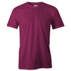 Maroon Men's Crew Neck T-Shirt