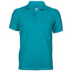 Teal Blue Men's Polo T-Shirt